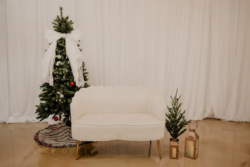 A holiday portrait session photographed at The Arabella